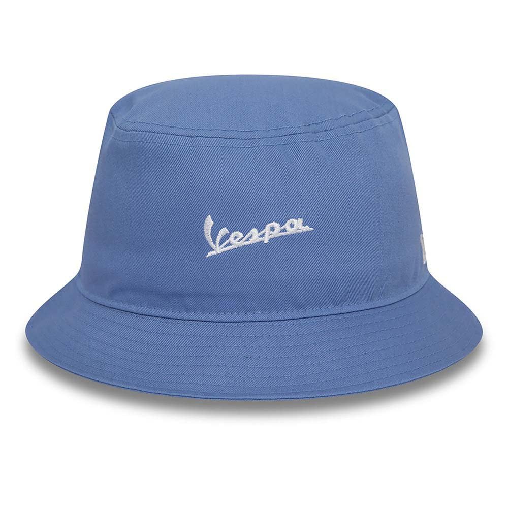 New Era Vespa Seasonal Bucket Hat - Adult Sky Blue/White - Official Merchandise - Sizes S, M, L (UK, Alpha, L, Sky Blue)