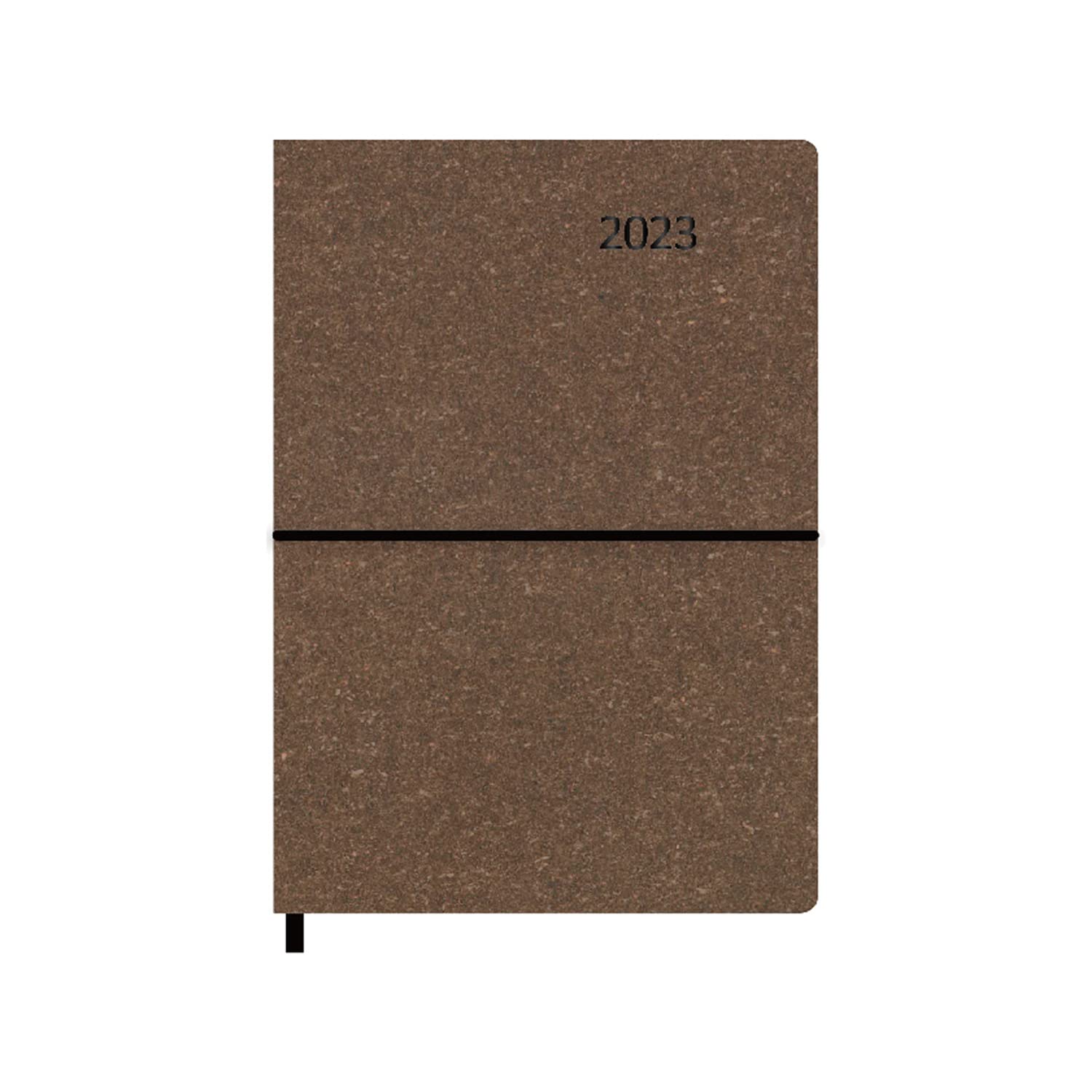 Idena 13880-2023 Appointment Diary Made of Recycled Leather, DIN A5, 176 Pages, 1 Week on 1 Page, Agenda