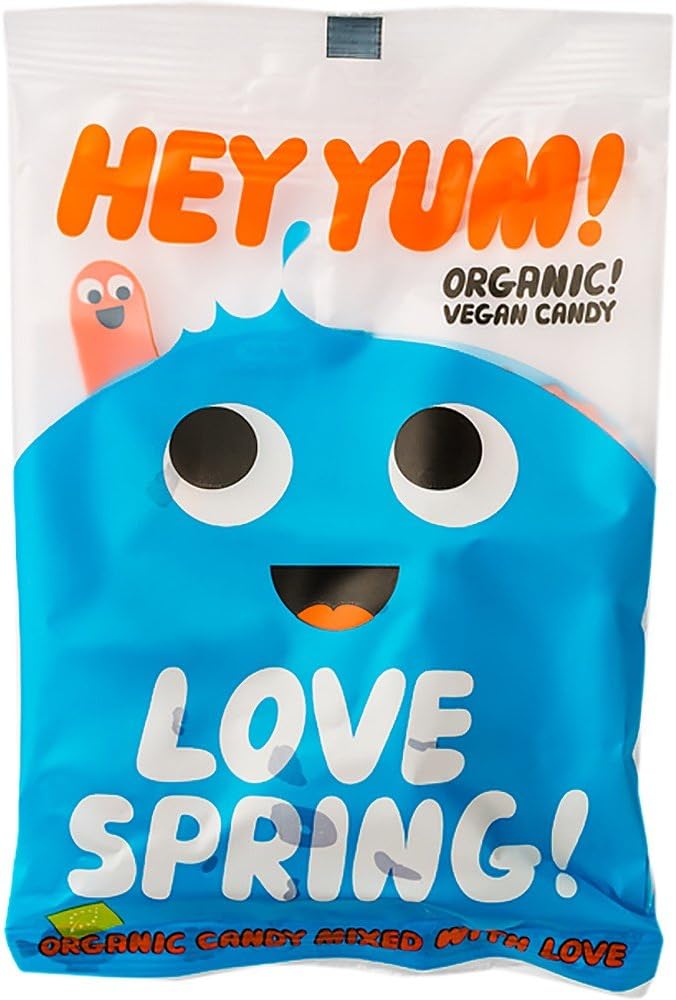Hey Yum | Vegan & Organic Gummy Candy with Berries | 1 x 100g (UK)