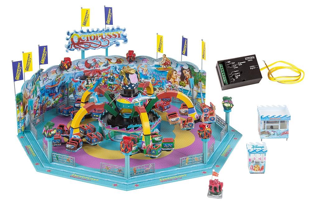 Amazon.com: Faller 140426 Octopussy Roundabout HO Scale Kit : Arts