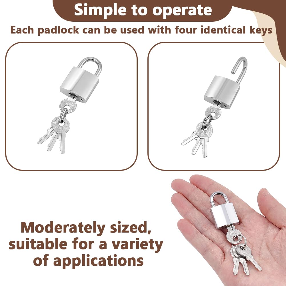 AHANDMAKER 15 candados de acero sólido con llave igual, cerraduras de acero resistente de 0.83 pulgadas de ancho con 60 llaves impermeables con la misma llave para puertas interiores y exteriores