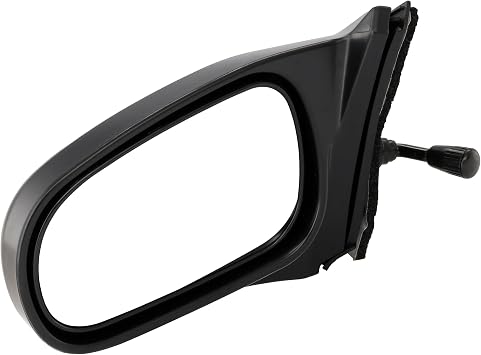 JC Whitney Driver Side Manual Lever Control Non-Heated Mirror for Honda Civic 1996-2000 Textured Coupe & Hatchback