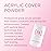 Young Nails Acrylic Cover Powder - Self-Leveling Acrylic Nail Powder, Clear Nude Pink White Acrylic Powder for Nail Extenstion, Professional Grade, Superior Adhesion, Color - Cherry Blossom, 660g