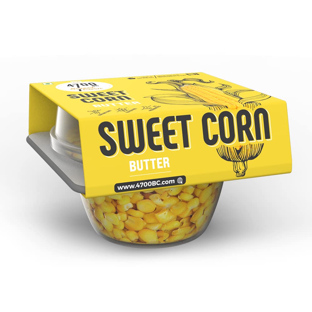 4700BC Sweet Corn, Butter, Ready to Eat, 80g (Pack of 4), Yellow (B09RWL5D5P) Amazon Price History, Amazon Price Tracker