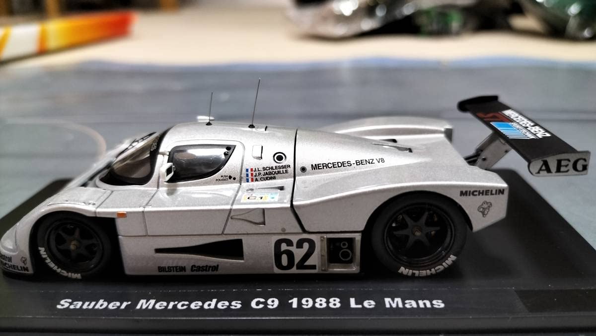 Amazon | 1/43 ザウバーメルセデスベンツC9 1989 No62 | ミニカー