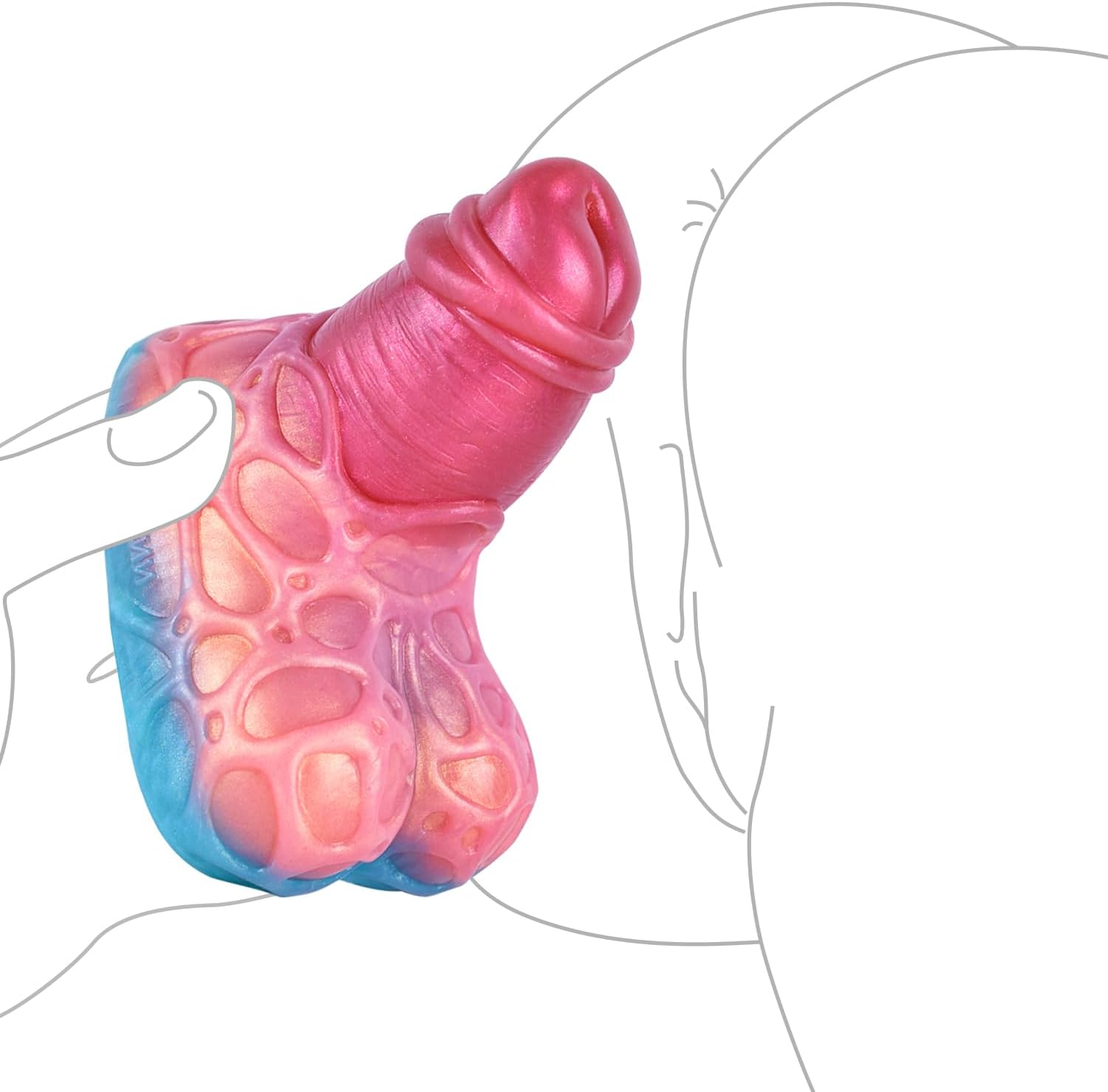 Grinder Sex Toy, Sit and Ride Sex Toy, Riding Dildo Clitoral Stimulator G Spot Stimulator, Anal Dildos Soft Silicone Fantasy Sex Toys for Women & Couples