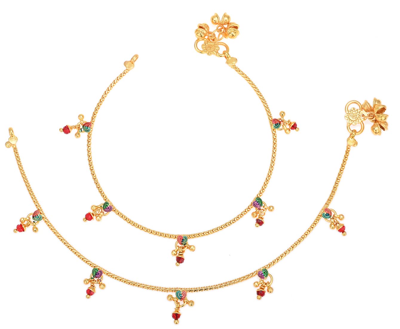 India Traditional Ethnic Fancy Foot Jewellery Anklets-image-44