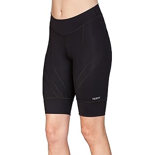 Terry Bike Shorts Women Padded, Euro Shorts High Waisted Compression Cycling Shorts for Women with Padding Endurance Riding