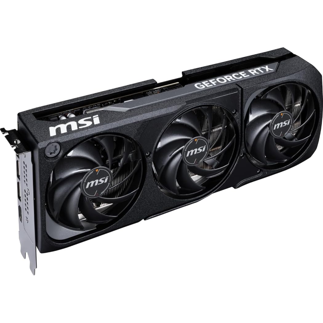 msi Tarjeta gráfica GeForce RTX 5070 Ti Shadow 3X OC, 16 GB GDDR7, 28 Gbps, 256 bits, 1406 AI Tops, DLSS 4, creación de contenido IA, inferencia LLM local, DP 2.1b x3, HDMI 2.1b, con soporte para GPU