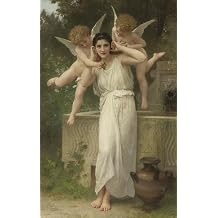 Get Custom Art William-Adolphe Bouguereau - Jeunesse, Canvas Art Print Modern Wall Decor - 14x24 Inches
