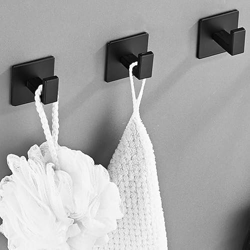 Miniatura 4 de Vanloory Juego de 5 piezas de accesorios de baño autoadhesivos -SUS304 de acero inoxidable, toallero incluye barra de toalla de 16 pulgadas, soporte