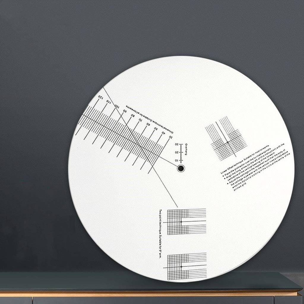 Plaque d'étalonnage antidérapante pour disques vinyles LP, rapporteur, outil de réglage pour tourne-disque