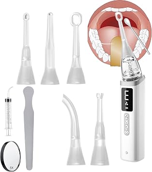 Oral Cleaning Kit 3-Speed Adjustable Electronic Tonsil Stone Vacuum Cleaner Suitable for Tonsil Stone Removal008