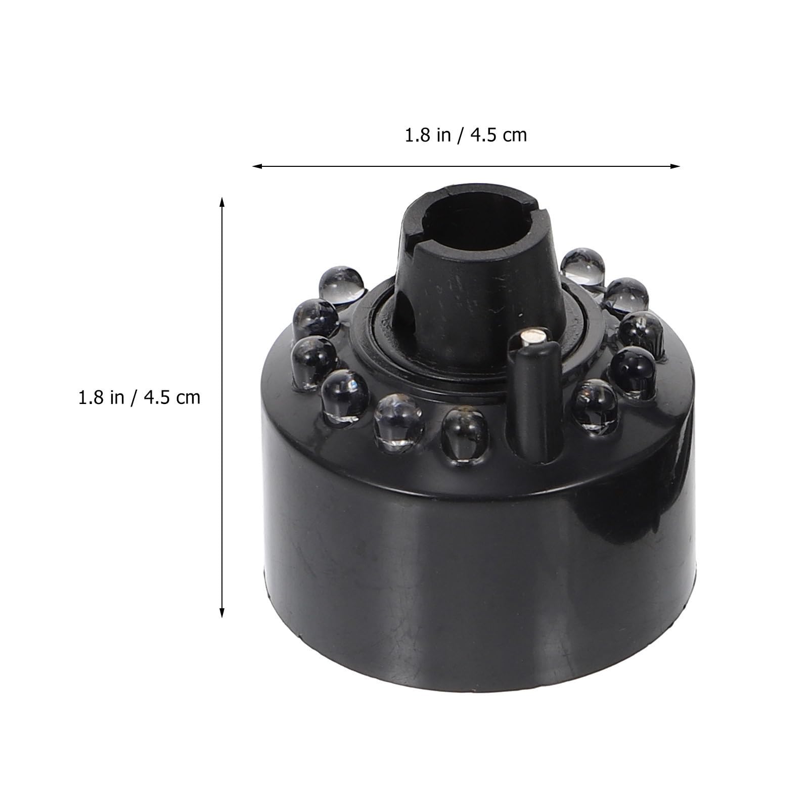 SOLUSTRE 8 Stück LED Licht Nebelmaschine für Aquarium und Indoor Wasserteich Geräuscharm Abs Material 250-450ml/h Nebelerzeugung für Fischbecken Dekoration
