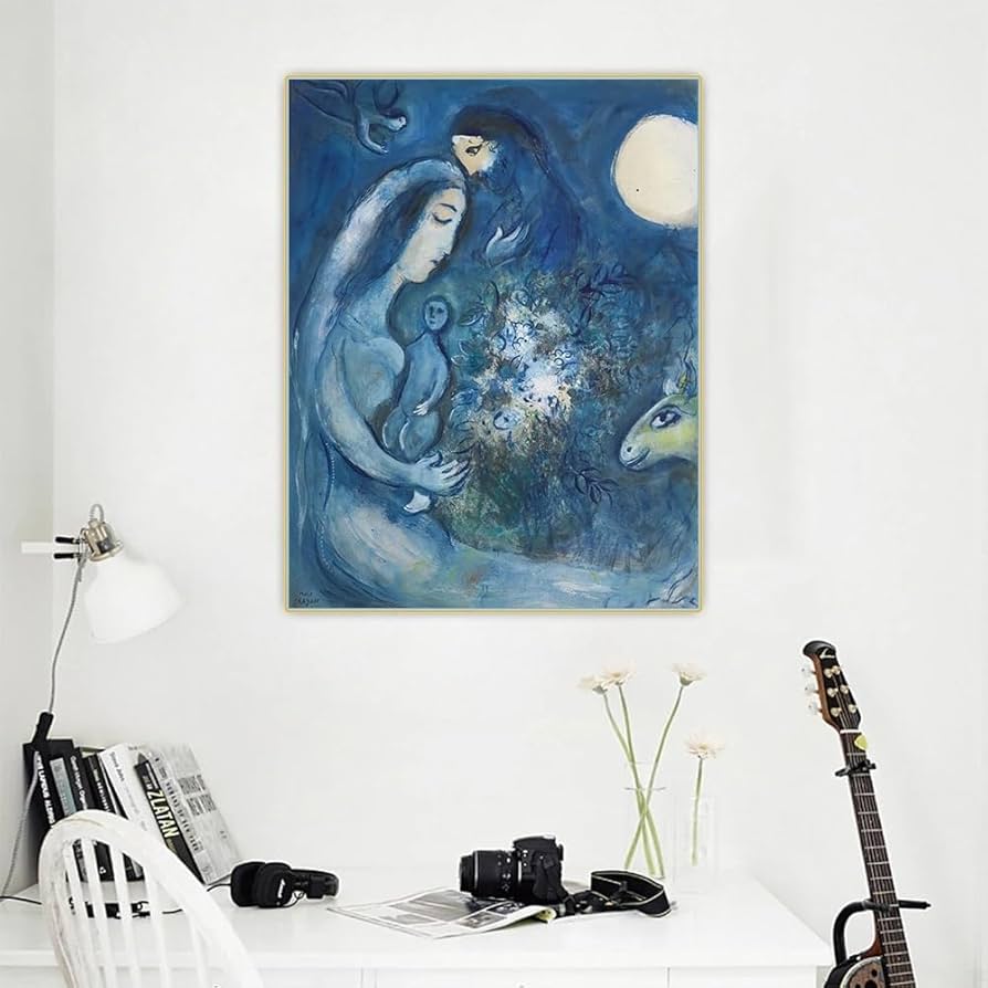 Amazon.co.jp: マルク・シャガール《家族》ポスター 抽象的な