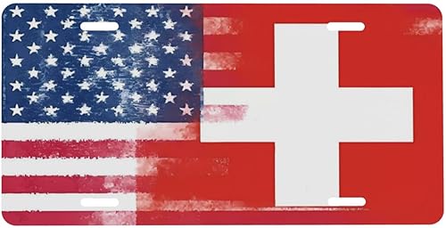 Miniatura 10 de Vintage Kiss - Placa de matrícula de aluminio con diseño de labios rosados, cubierta de metal para placa frontal de automóvil, accesorio de