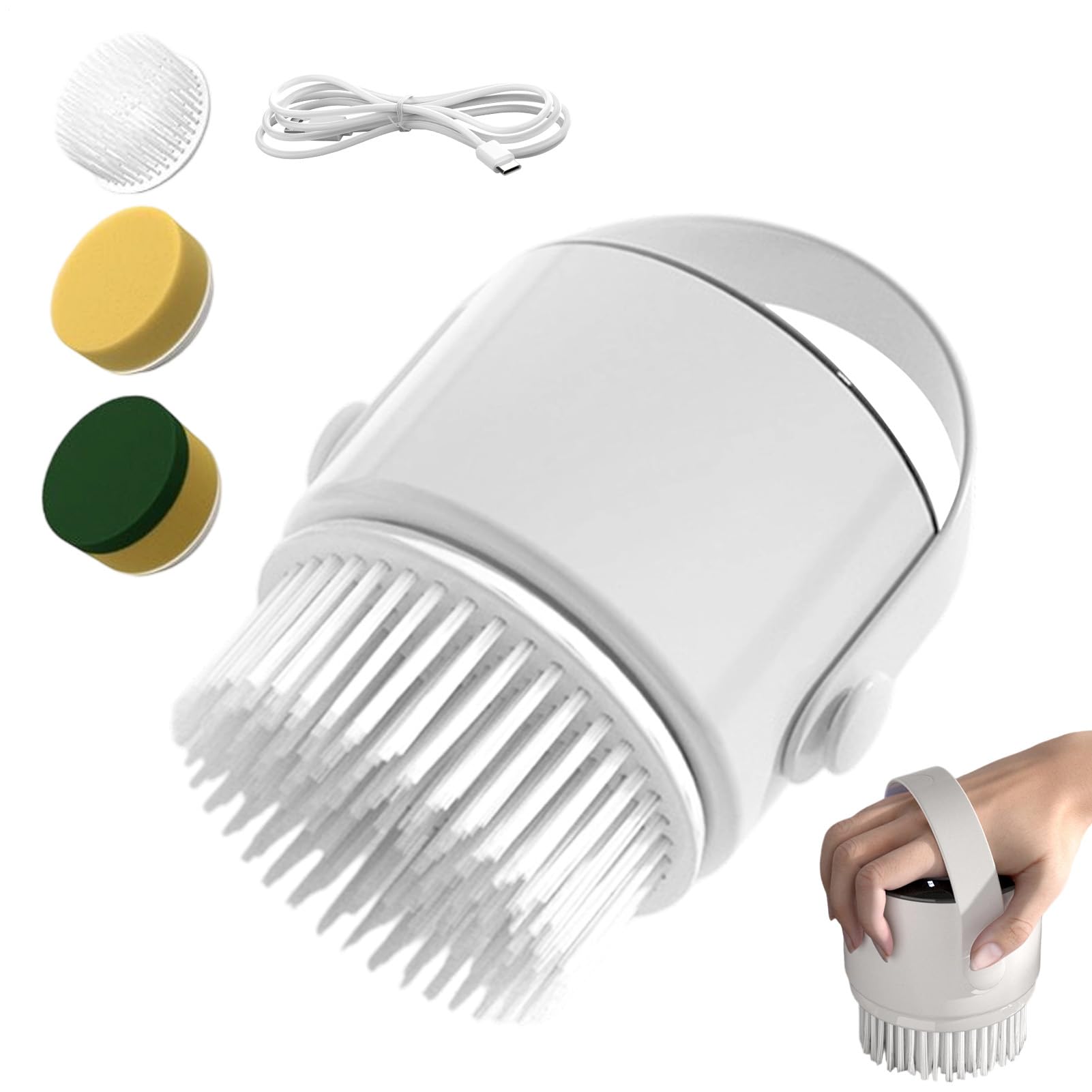 Scrubber Elettrico Per Doccia Senza Fili Robusto, Automatico e Impermeabile