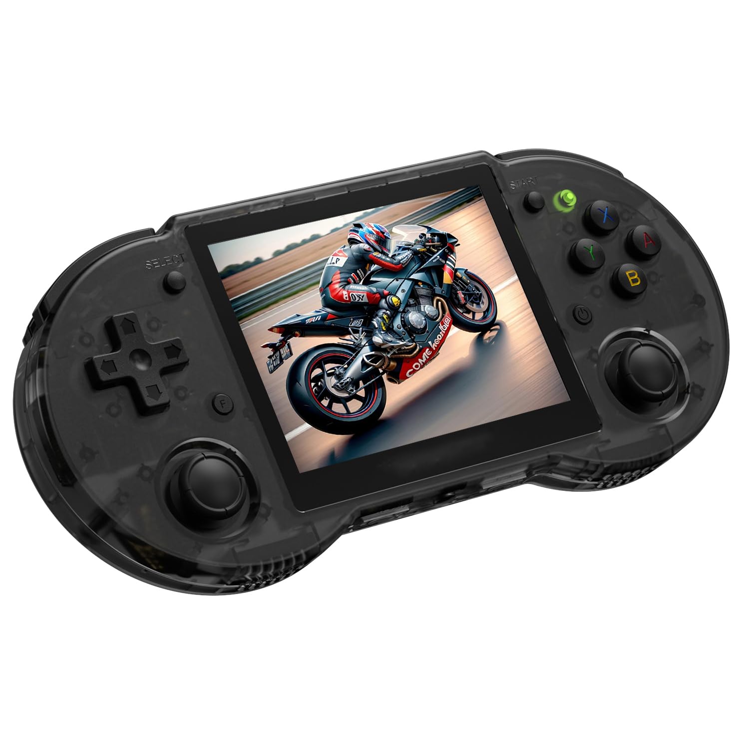 RG353P Handheld Game Console Linux and Android Dual OS RK3566 64BIT 64G TF Card 4420+ Classic Games 3.5 Inch IPS Screen 3500mAh Battery Support 5G