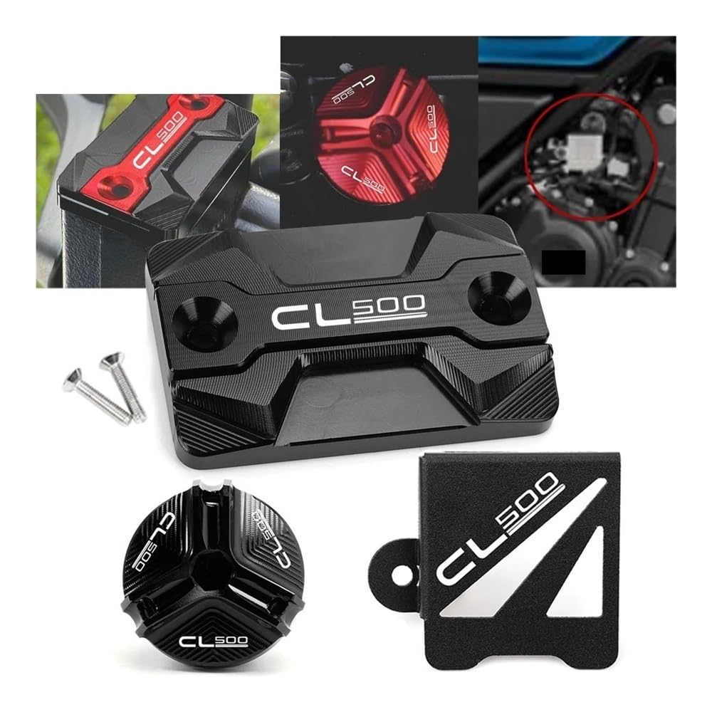 Liqui osłona zbiornika hamulca motocykla korek zbiornika płynu hamulcowego z przodu i z tyłu akcesoria motocyklowe CNC do CL500 CL 500 2022 2023 korek oleju silnikowego wlewu