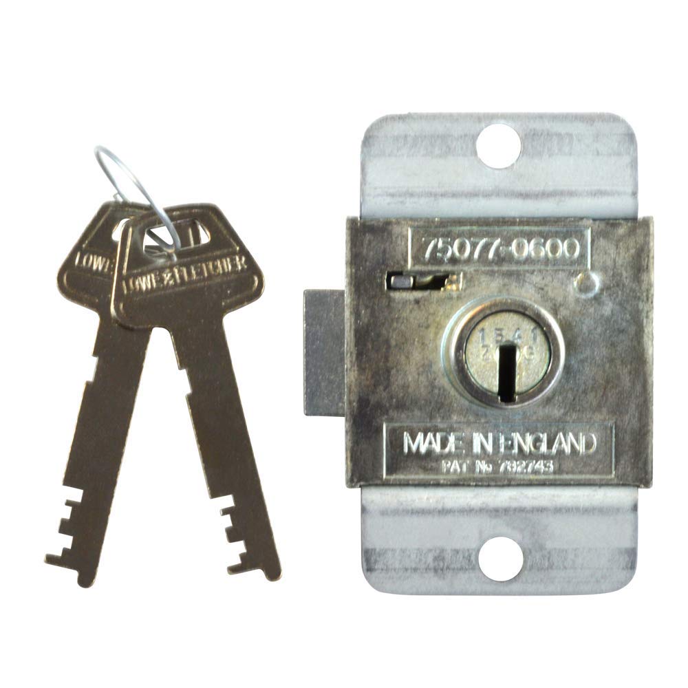 Lowe & Fletcher Silver L&F 7 Lever Deadbolt Locker Lock