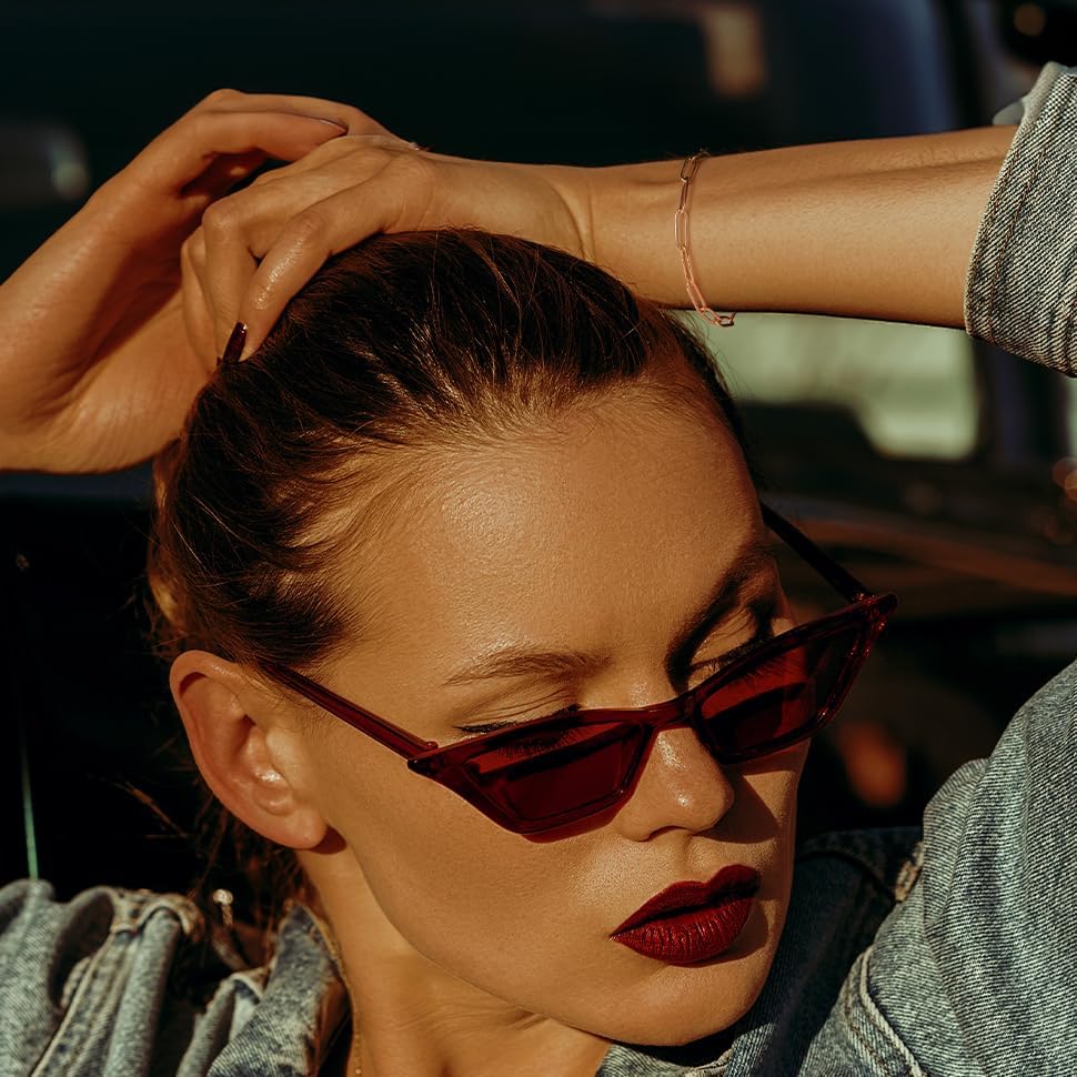 MELELIFE 14K Gold Bracelets for Women Non Tarnish Bracelet for Men Paperclip Gold Chain Bracelets 5 Sizes 6.5in-9in Excellent for Stacking and Present - Image 5