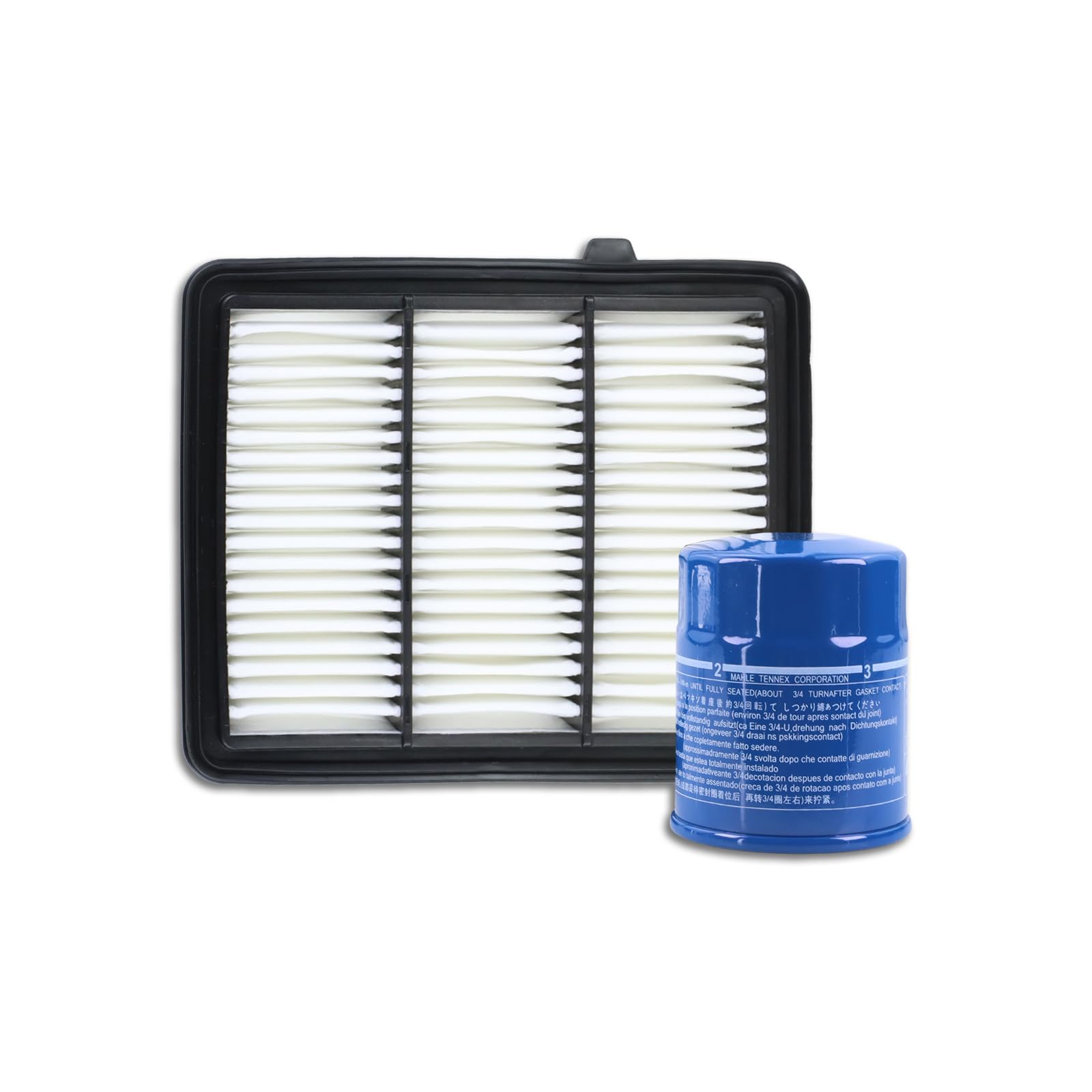 Photo 1 of 172205AAA00 Engine Air Filter & 15400-PLM-A02 Oil Filter Fit for 2017-2022 Honda CR-V, 2016-2021 Civic 1.5L (Not Fit Hybrid)