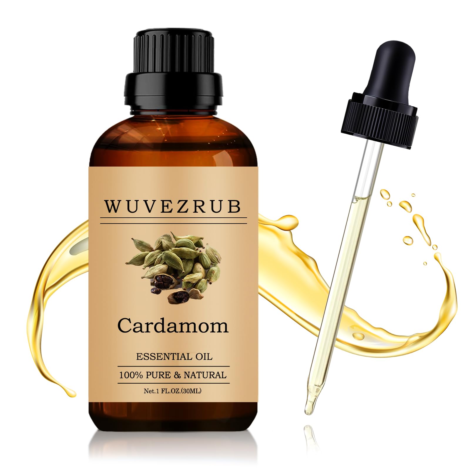 Photo 1 of Wuvezrub Cardamom Essential Oil - 1 Fl Oz