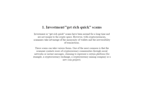 Common crypto scams and how to avoid them