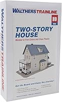 Vista 4 de Walthers Trainline HO Escala Modelo Casa de Dos Pisos 3 x 7. 3.0 x 7.0 in