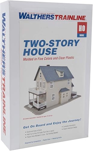 Miniatura 4 de Walthers Trainline HO Escala Modelo Casa de Dos Pisos 3 x 7. 3.0 x 7.0 in