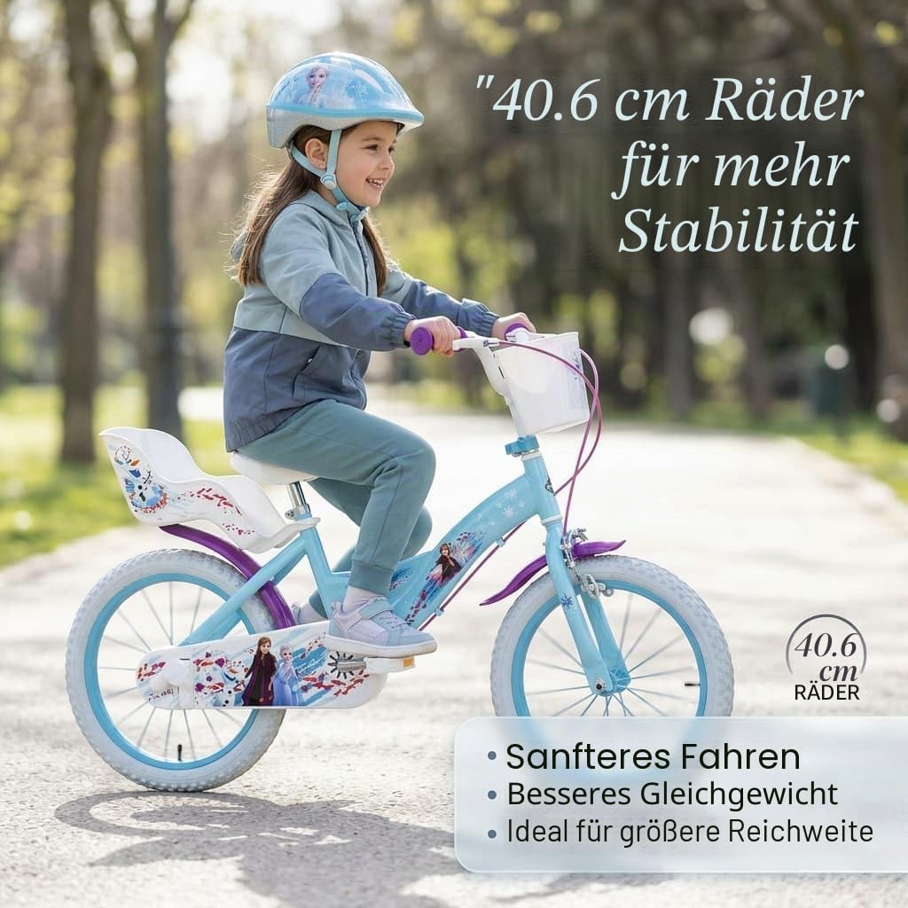 TOIMSA Fahrrad 16" Frozen Huffy 5/8 Jahre