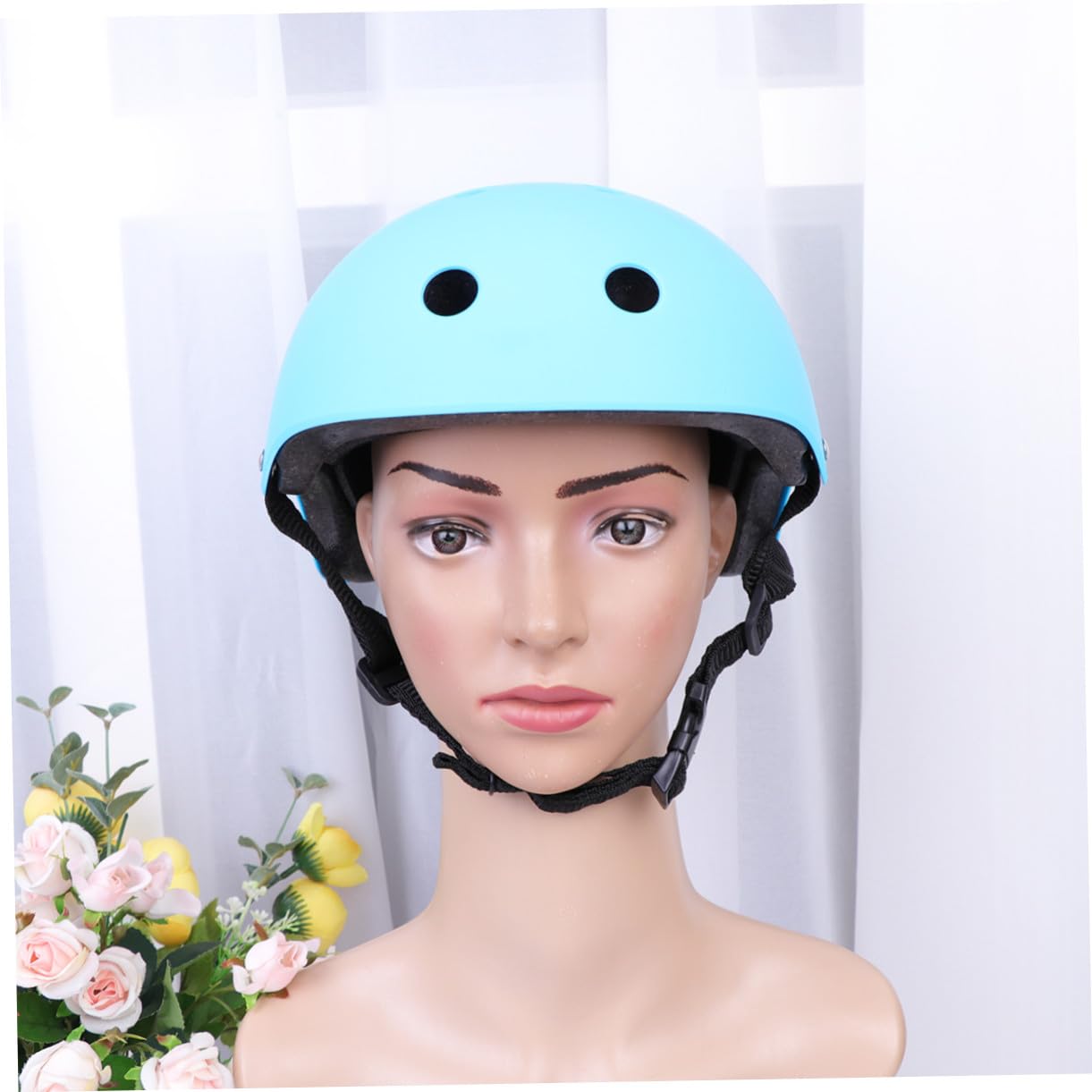 Casco 49-53 Cm para Niños y Adultos Azul de Seguridad
