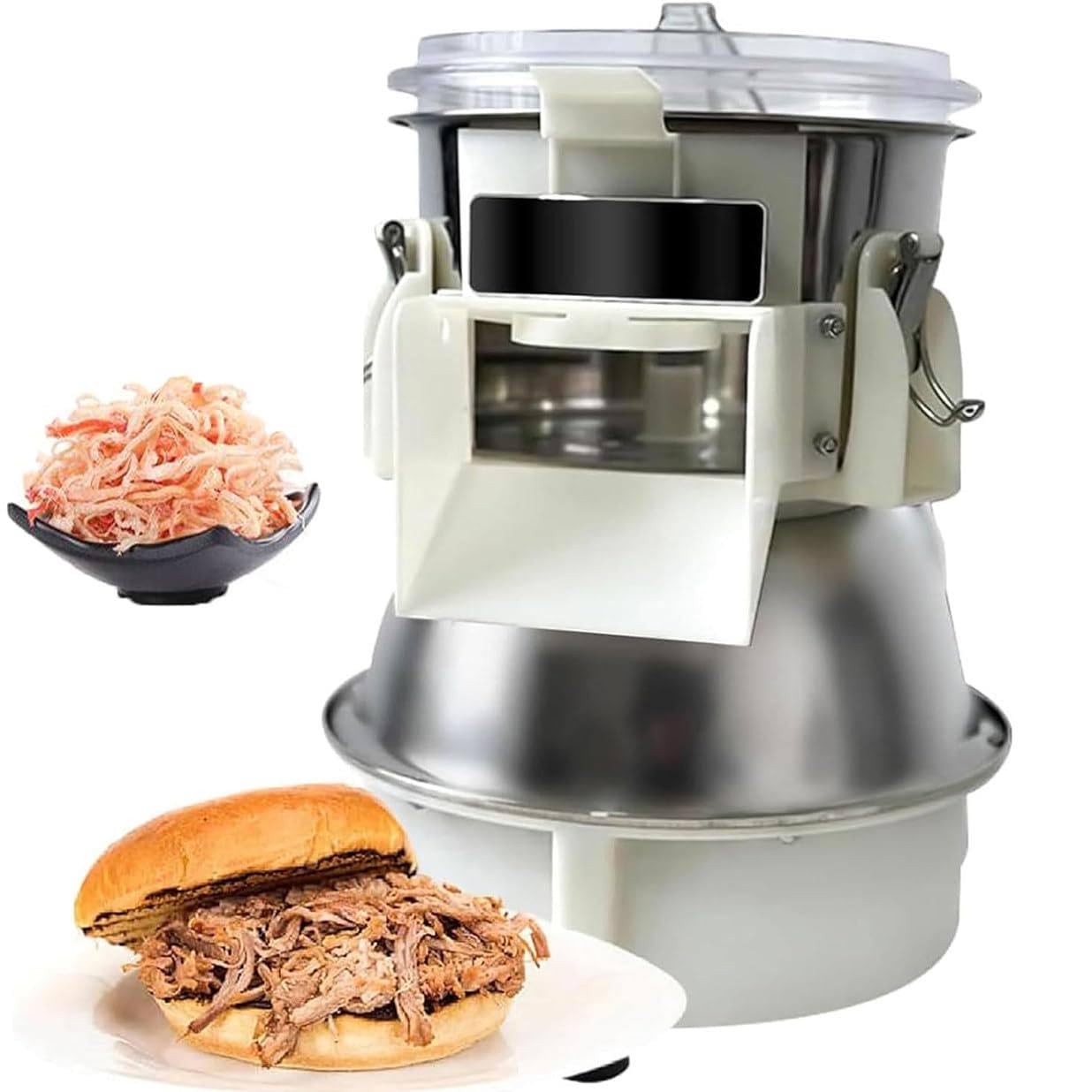 WYBYYDS Commercial Pork Floss Machine Chicken Breast Shredder Twist Machine,180W Pork Sung Making Machine,for Home Restaurant Kitchen，37x26cm