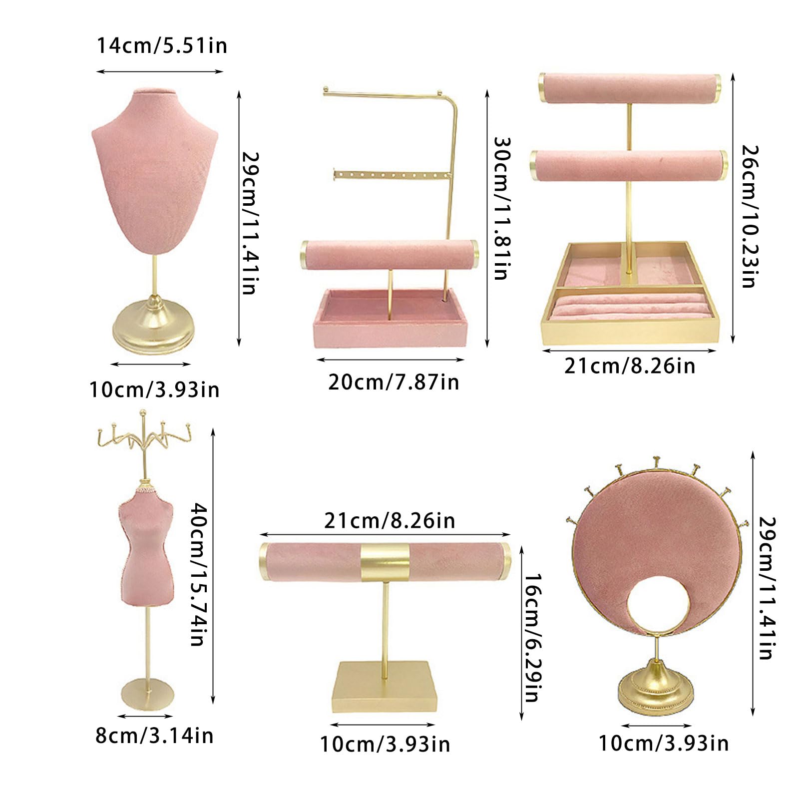 Organiseur de bijoux compact pour organiser efficacement les bijoux dans les magasins