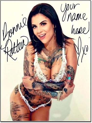 Lienzo de pared con pechos grandes y sensuales de actriz caliente, Babes, Pósteres de Bonnie Rotten, pintura vintage para hombre, lienzo artístico,