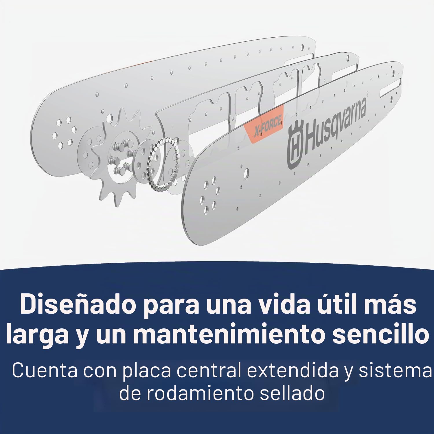 Husqvarna 599303280 Barra de motosierra de 20 pulgadas XF .325 PIX .050 80 DL CS X-Force