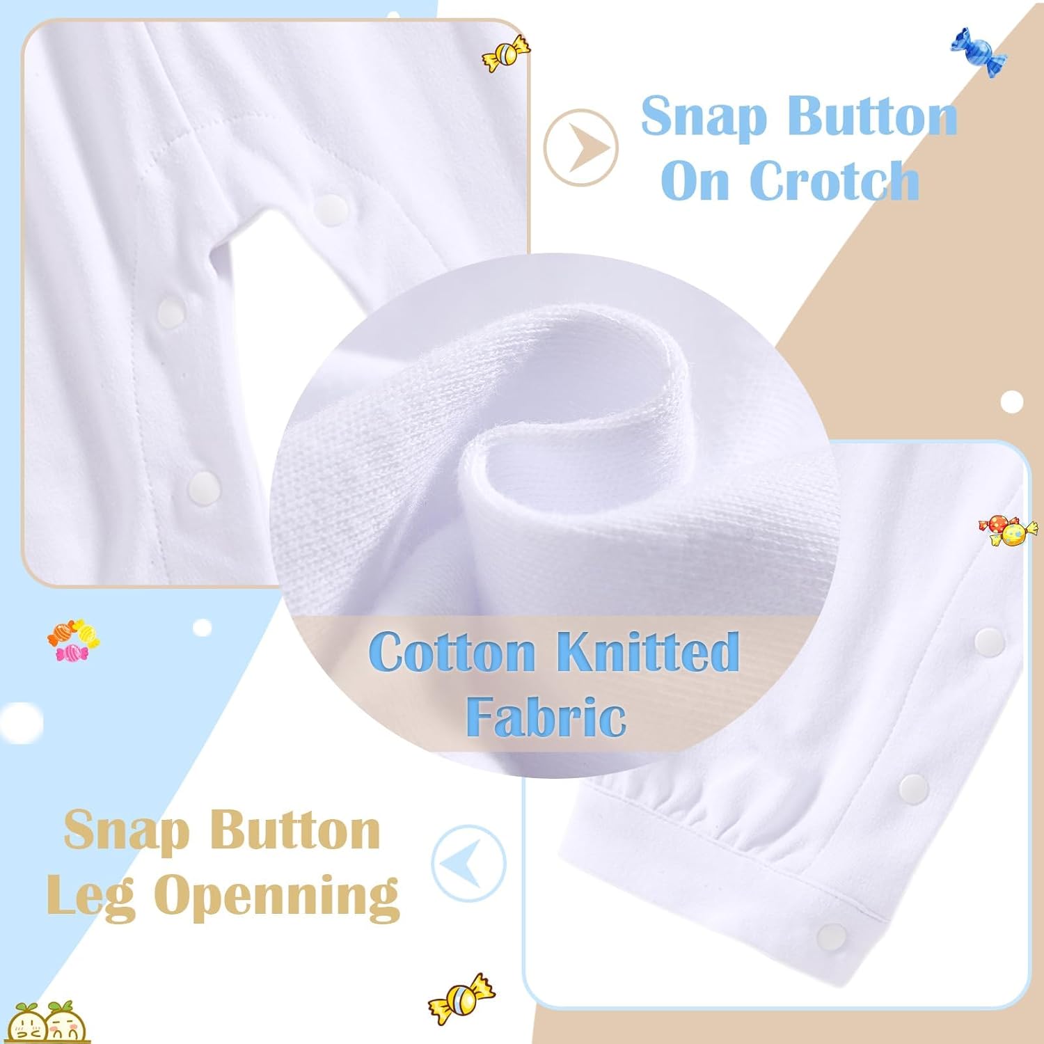 Booulfi Baptism Outfits for Boys White Romper Newborn Photography Outfits Christening Gifts Baby Boy Bowtie Romper Clothes