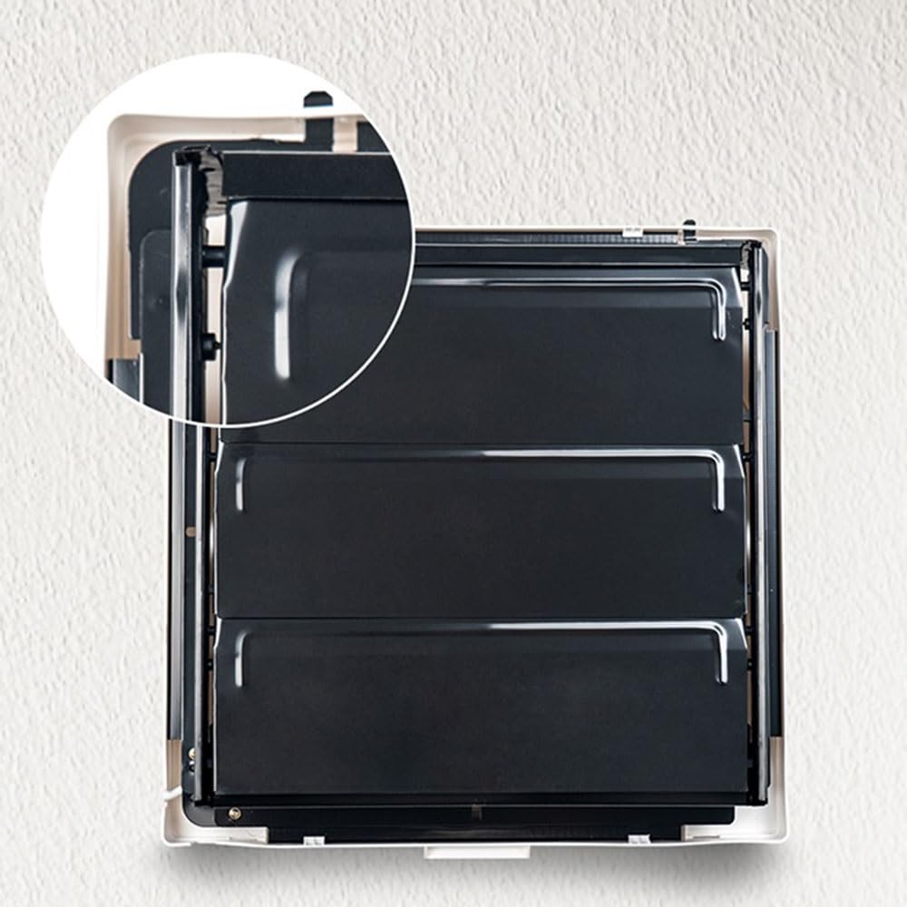 Ventilador de escape Extractor de aire for cocina, extractor pared y ventana, for uso residencial comercial(Grande)