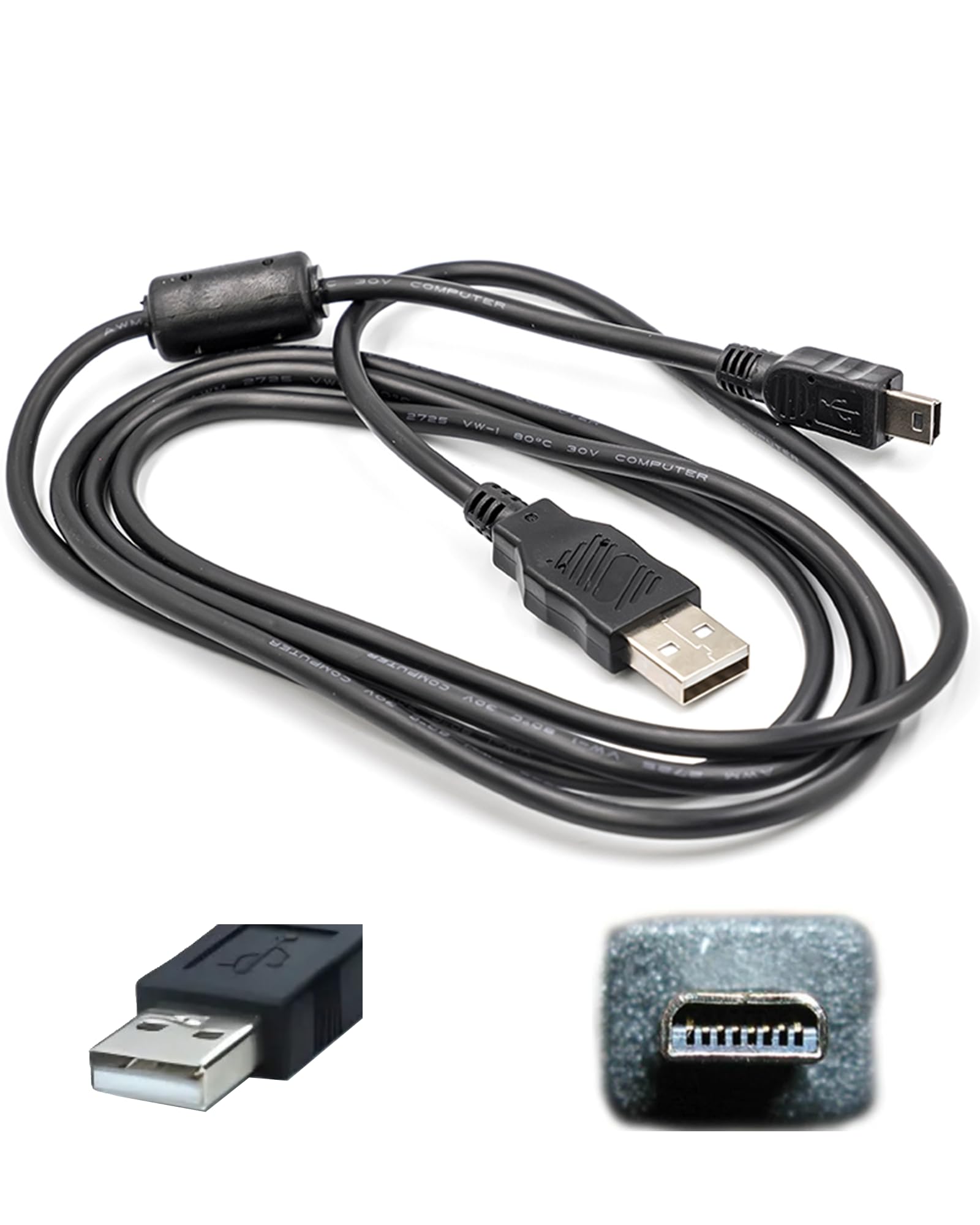 Replacement UC-E6 UC-E16 UC-E17 UC-E23 for Nikon Coolpix Charger, for Nikon CoolPix charger cable, for Nikon Coolpix Charging Cord for S3100 S3000 S6300 S570 S3500 S6500