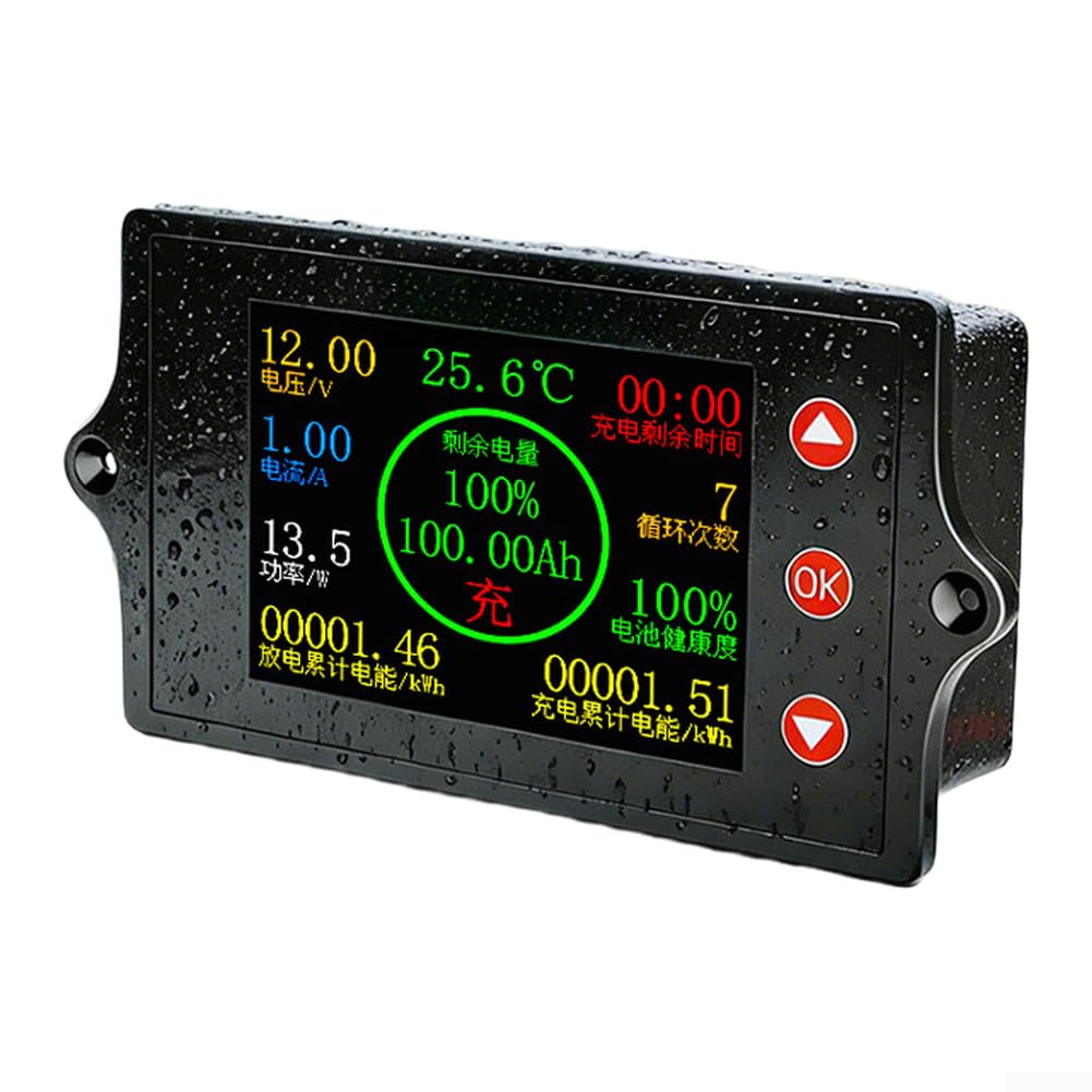 Medidor Corriente Voltaje Potencia 500A Shunt Incluido(300A)
