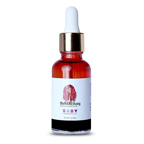 Aceite para el crecimiento del cabello del bebé, aceite orgánico para recién nacidos con aceites de coco, oliva, ricino y árbol de té