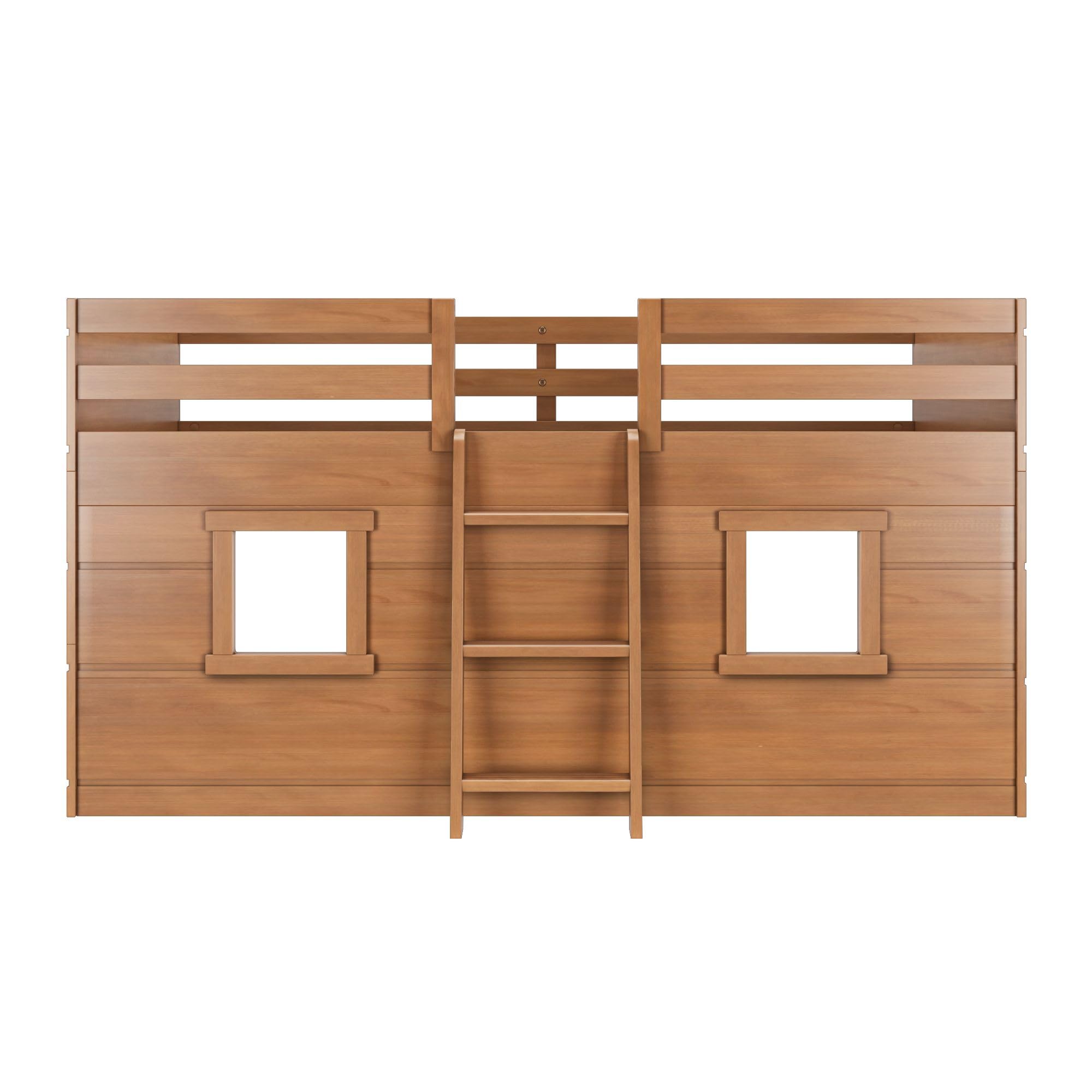 Snapklik.com : Max & Lily Modern Farmhouse Twin Low Loft Bed