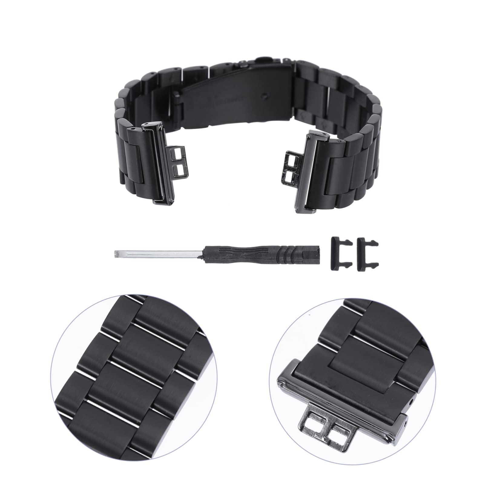 HOMSFOU 2St Gurt betrachten dekoratives Uhrenarmband correa para hombre Passband ansehen uhrenarmbänder Uhrengürtel Dekorband intelligent Zubehör dekorativer Gürtel Mann Rostfreier Stahl