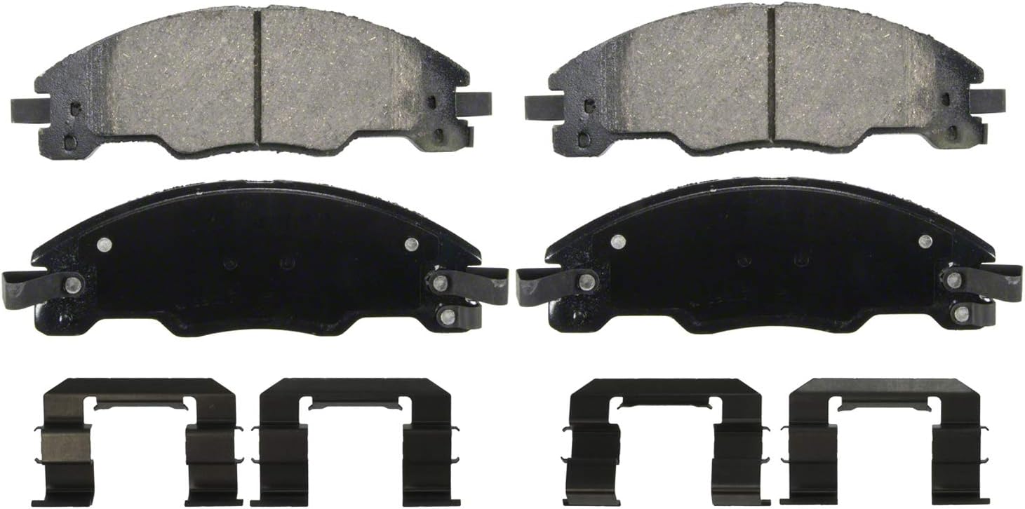 Wagner QS ZD1339 Disc Brake Pad Set, Chamfered Edges for Smooth, Quiet Stops, Fits 2008–2011 Ford Focus