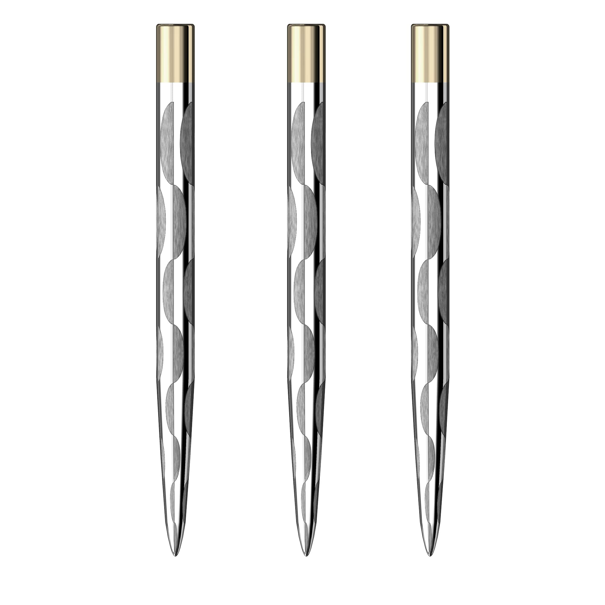 Mission Darts Laser Plus Lasered Steel Tip Points | Solid Arc |Multiple Colours and sizes