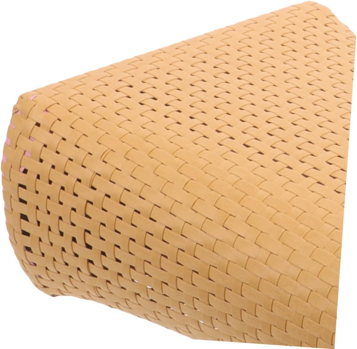 VOSAREA PVC Lumbar Pillow Sauna Pillow Simulated Rattan Breathable for Elderly