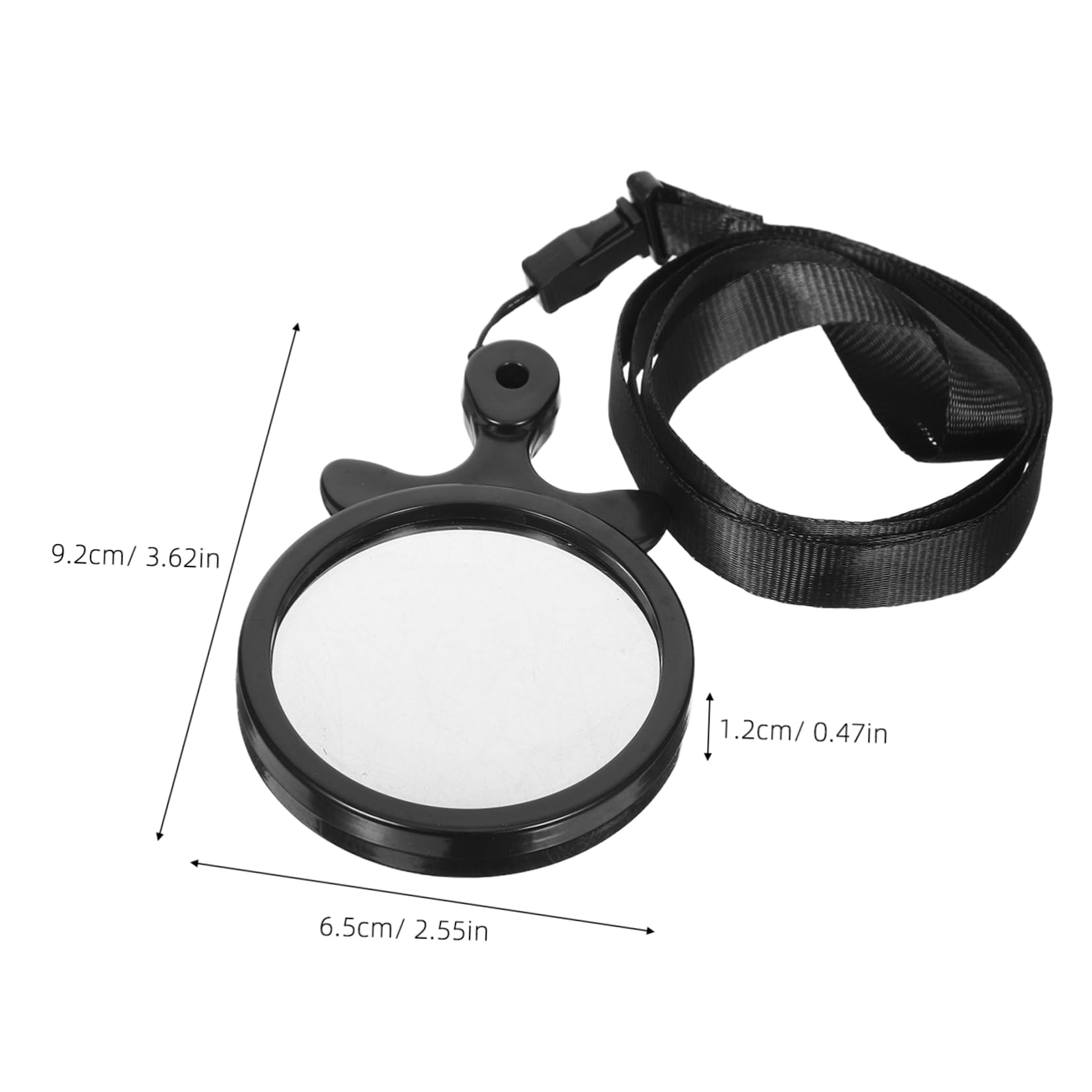 HAPINARY Pocket Magnifier: Kids Magnifying Glass Lightweight Handheld Lens with Lanyard for Seniors Easy Carrying Reading Working