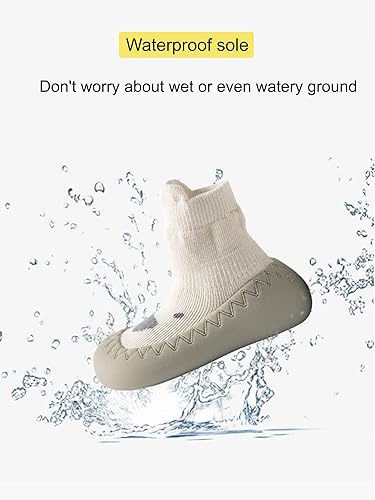 Miniatura 5 de Zapatos de calcetín antideslizantes para bebés y niñas, 2 pares, estilo2