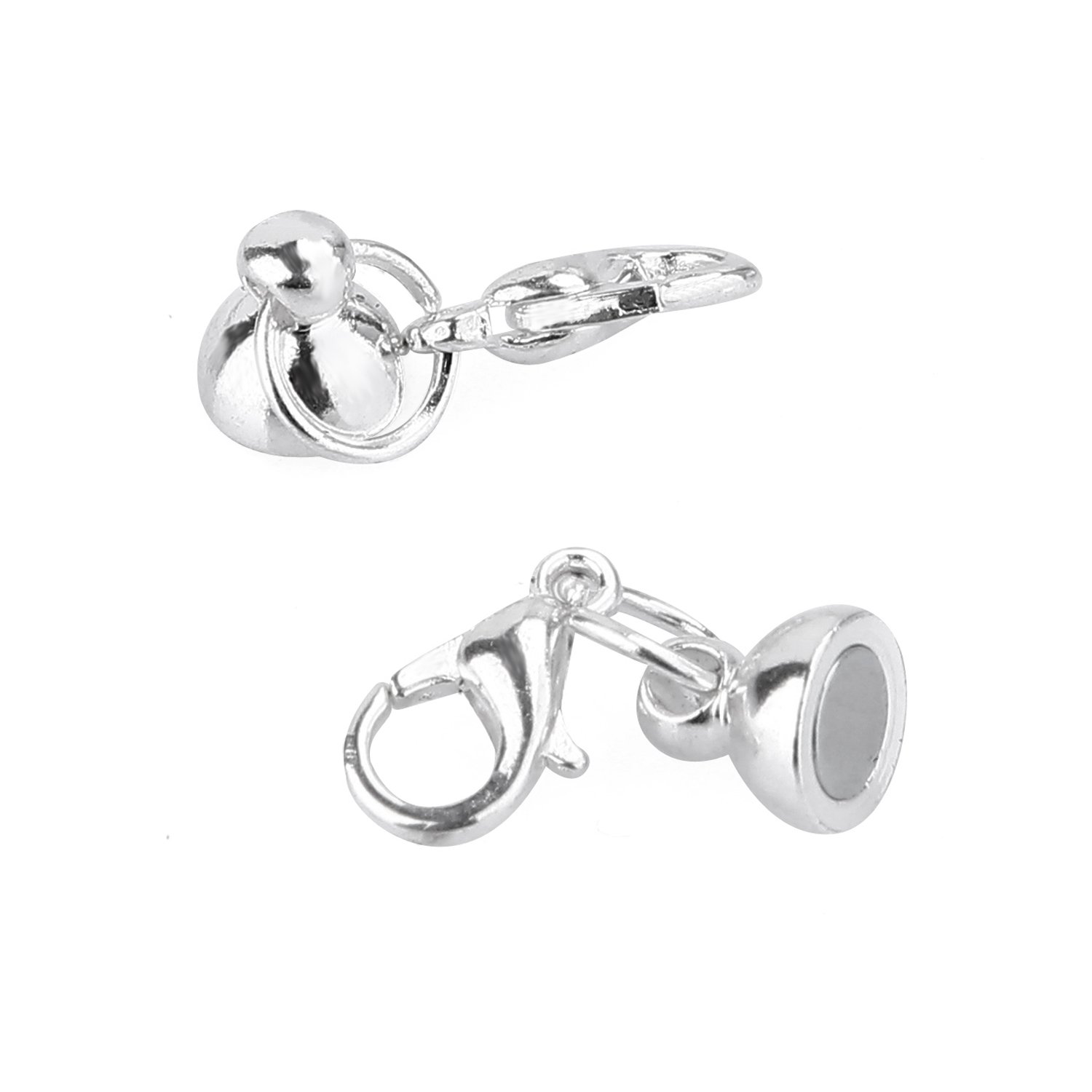 aiskaer 10 PCS Magnet Hummer Verschlüsse für Schmuck Halskette Armband 16PCS