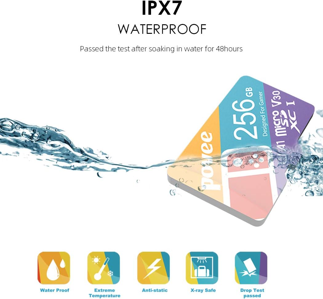 Exclusive 256GB Micro SD Card for Nintendo Switch, U3 MicroSDXC V30 Memory Card for Gopro Hero 7 Hero 8 Android Smartphone Digital Camera Tablet and DJI Drone,TF Card with Adapter Featured Product 256GB Micro SD Card for Nintendo Switch, U3 MicroSDXC V30 Memory Card for Gopro Hero 7 Hero 8 Android Smartphone Digital Camera Tablet and DJI Drone,TF Card with Adapter